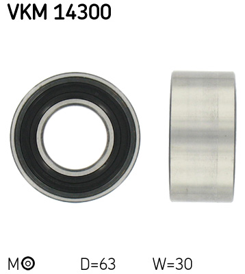 SKF Feszítőgörgő, vezérműszíj VKM14300_SKF